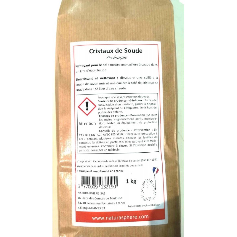Cristaux de soude, détartrant, nettoyant, dégraissant, déboucher — free download